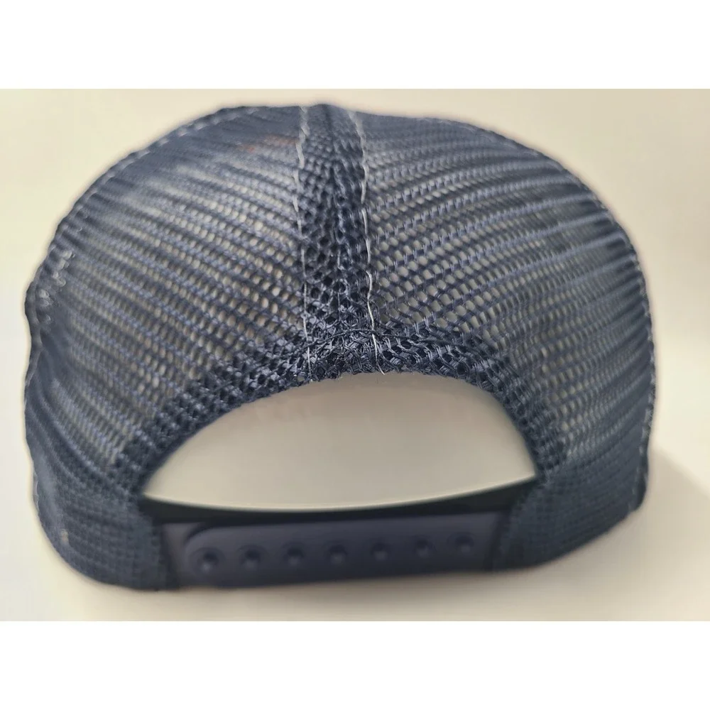 Vintage Child Sea‎ World Whale Mesh Trucker Snapback Hat Cap Boy Girl White Blue